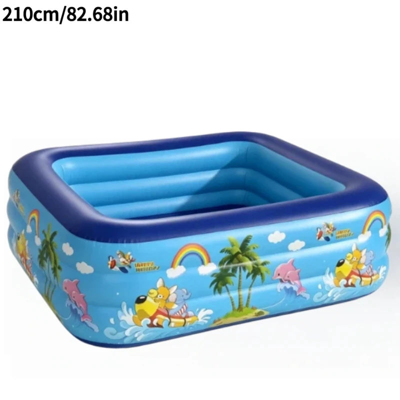 Premium Large Inflatable Swimming Pool | Garden & Outdoor Family Fun