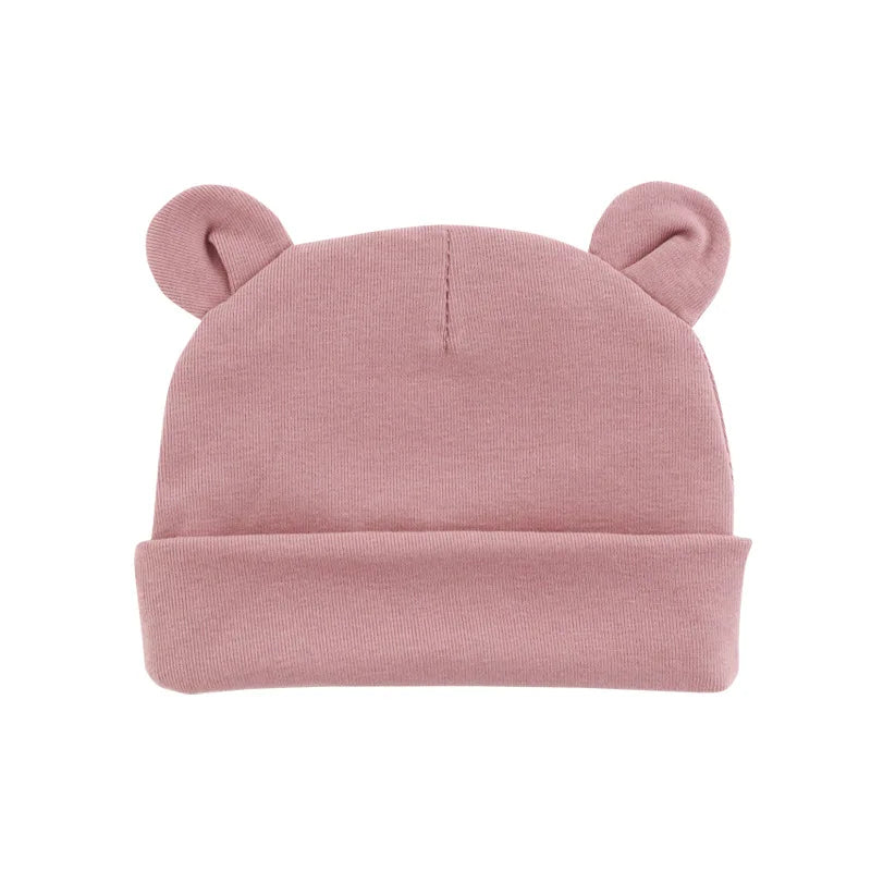 Baby Bear Hat | Soft Cotton | Newborn & Infant | Unisex