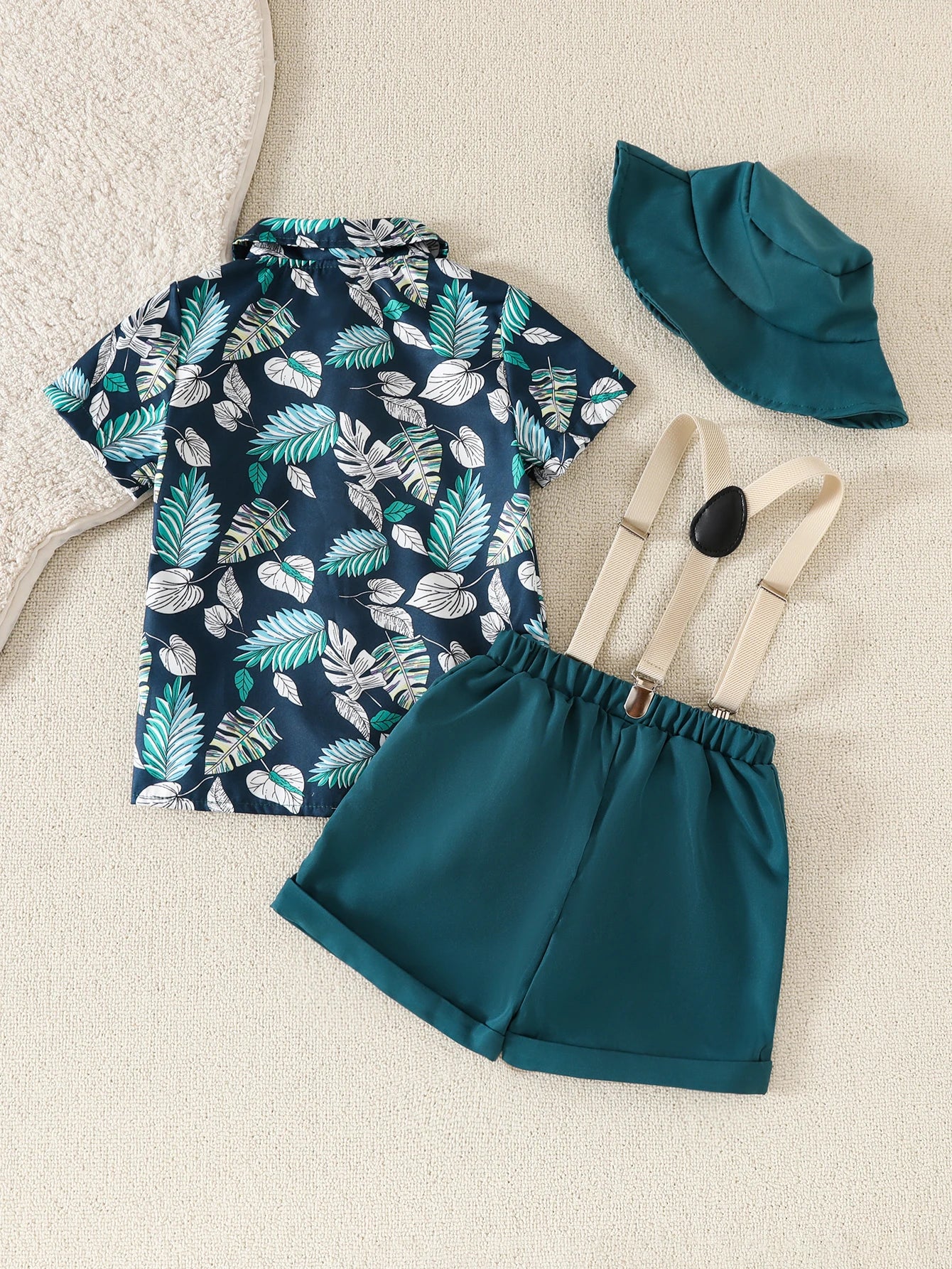 Baby Boy Summer Beach 4-Piece Set (9M–5Y)