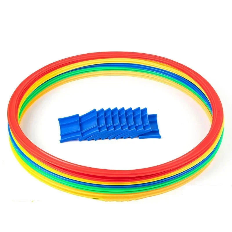 Kids Outdoor Hopscotch Ring Set – 10 Hoops for Active Play