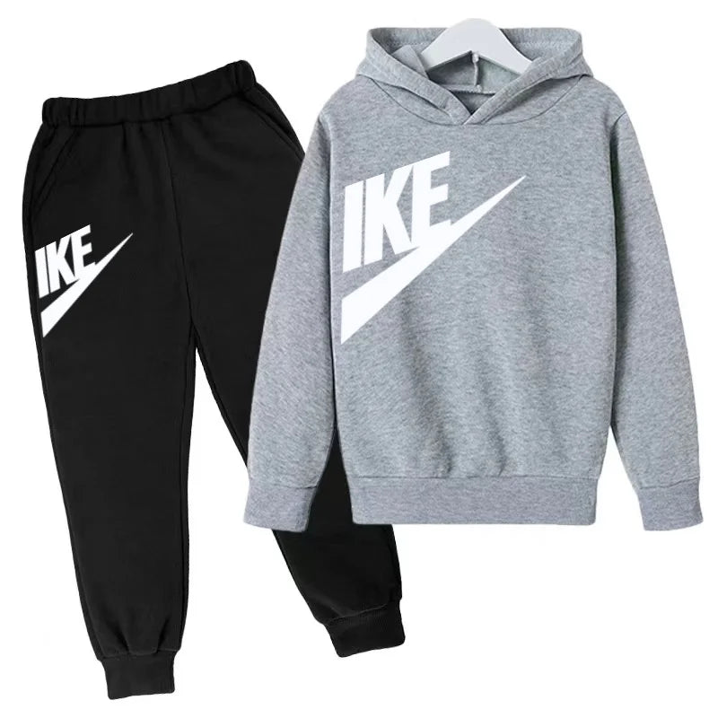 Kids Hoodie & Pants Sports Set (Ages 1–12)