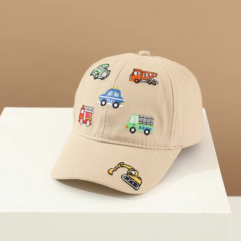 Kids Adjustable Cotton Baseball Cap – Sporty Summer Hat for Ages 2–8