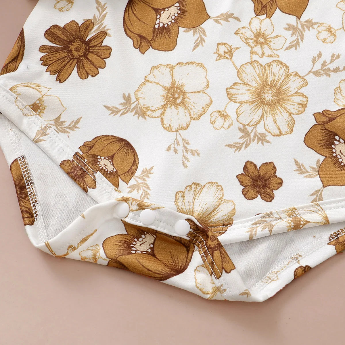 Newborn Baby Girl 3-Piece Floral Outfit Set