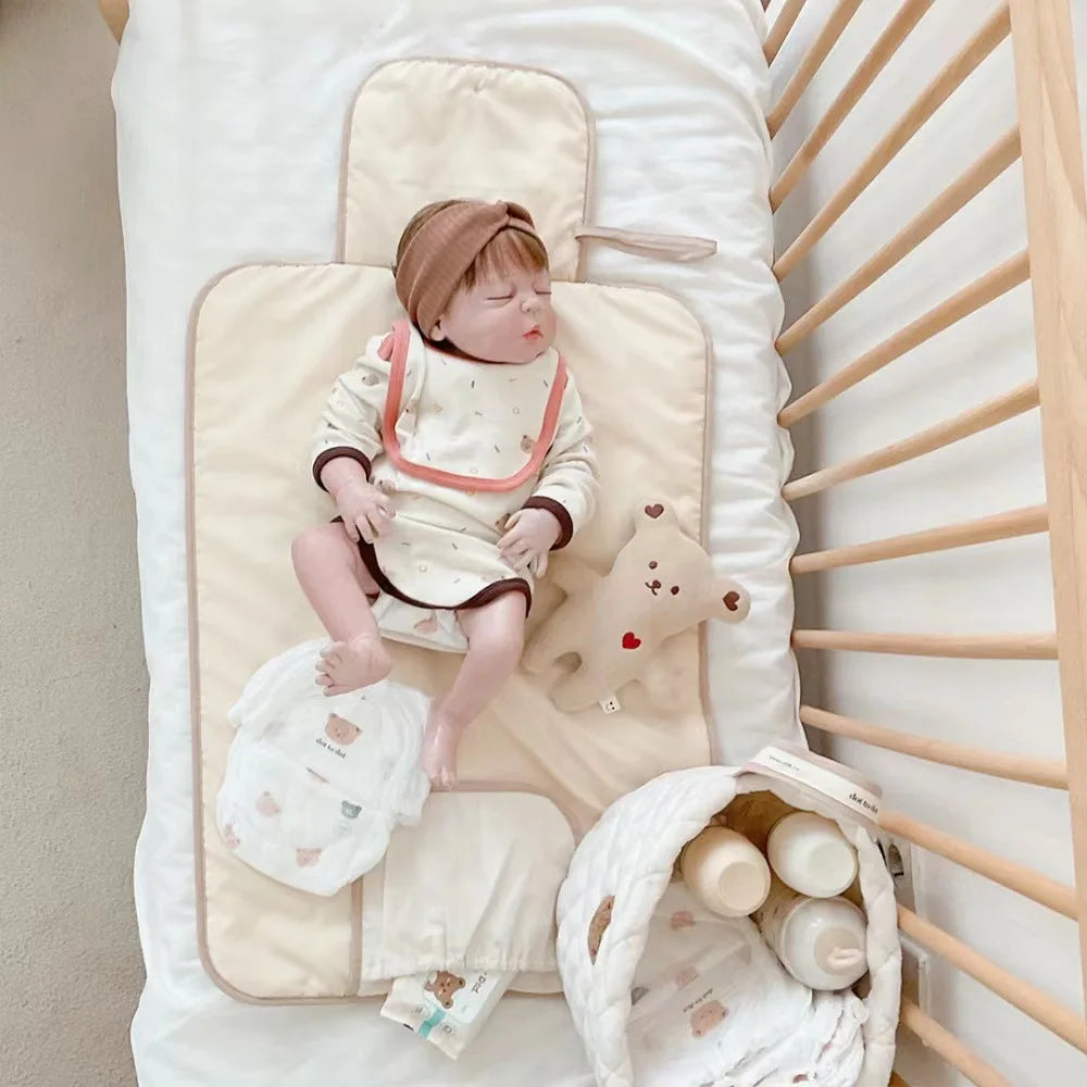 Foldable Portable Baby Changing Mat | Waterproof Diaper Changing Pad for Newborns