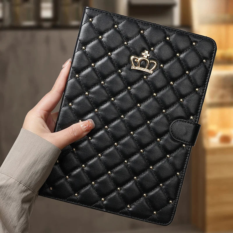 Luxury Crown Diamond iPad Case