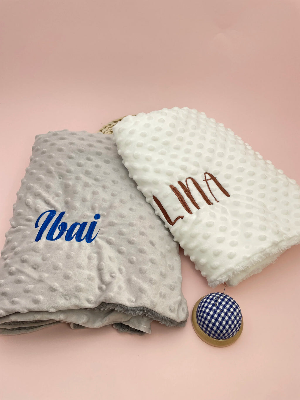 Personalised Soft Plush Baby Blanket with Name – Custom Newborn Gift