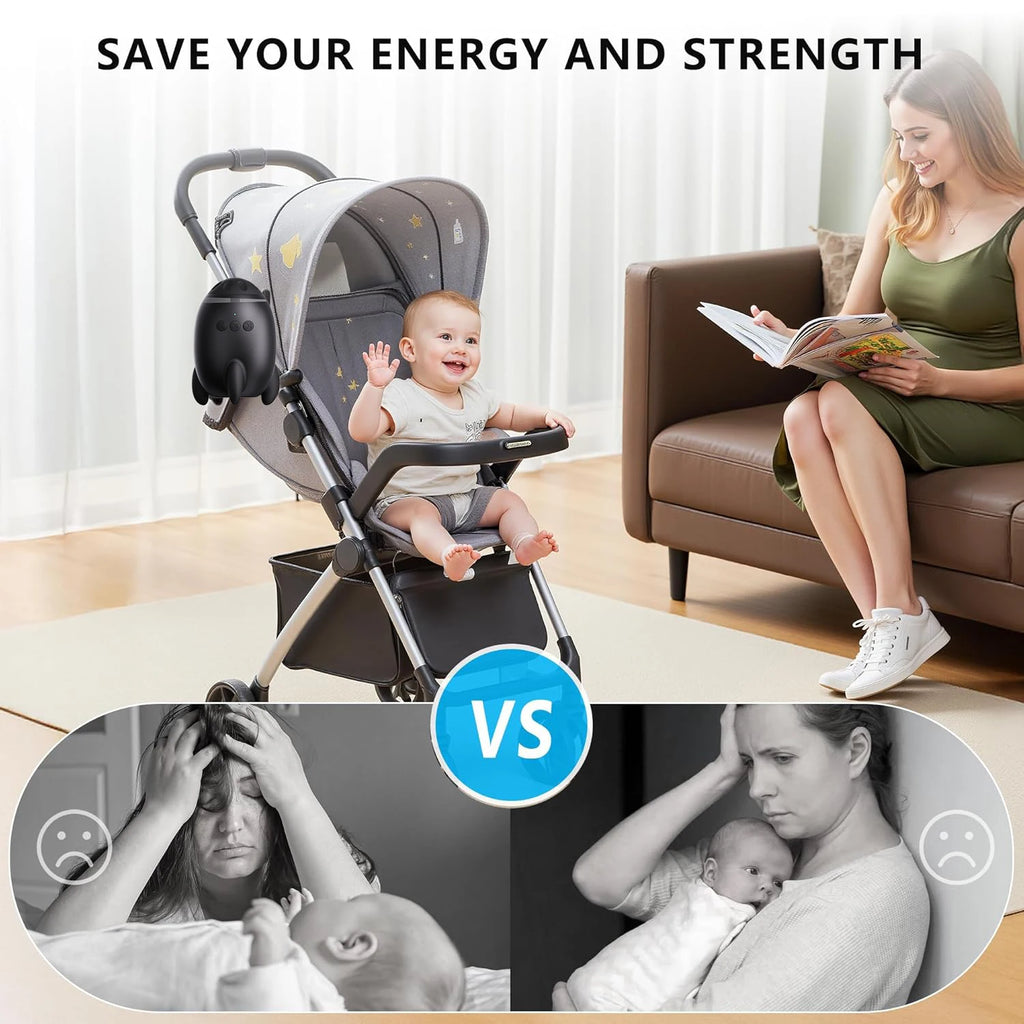 Baby Rocker & Portable Bouncer with Lullaby – Newborn Sleep Aid
