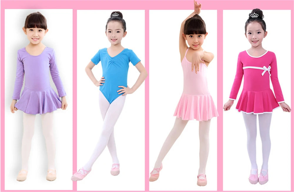 Girls Velvet Ballet Dance Tights