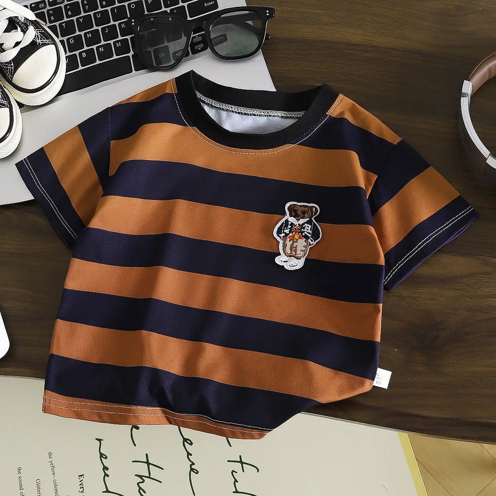 Kids' Animal Print Short Sleeve T-Shirt