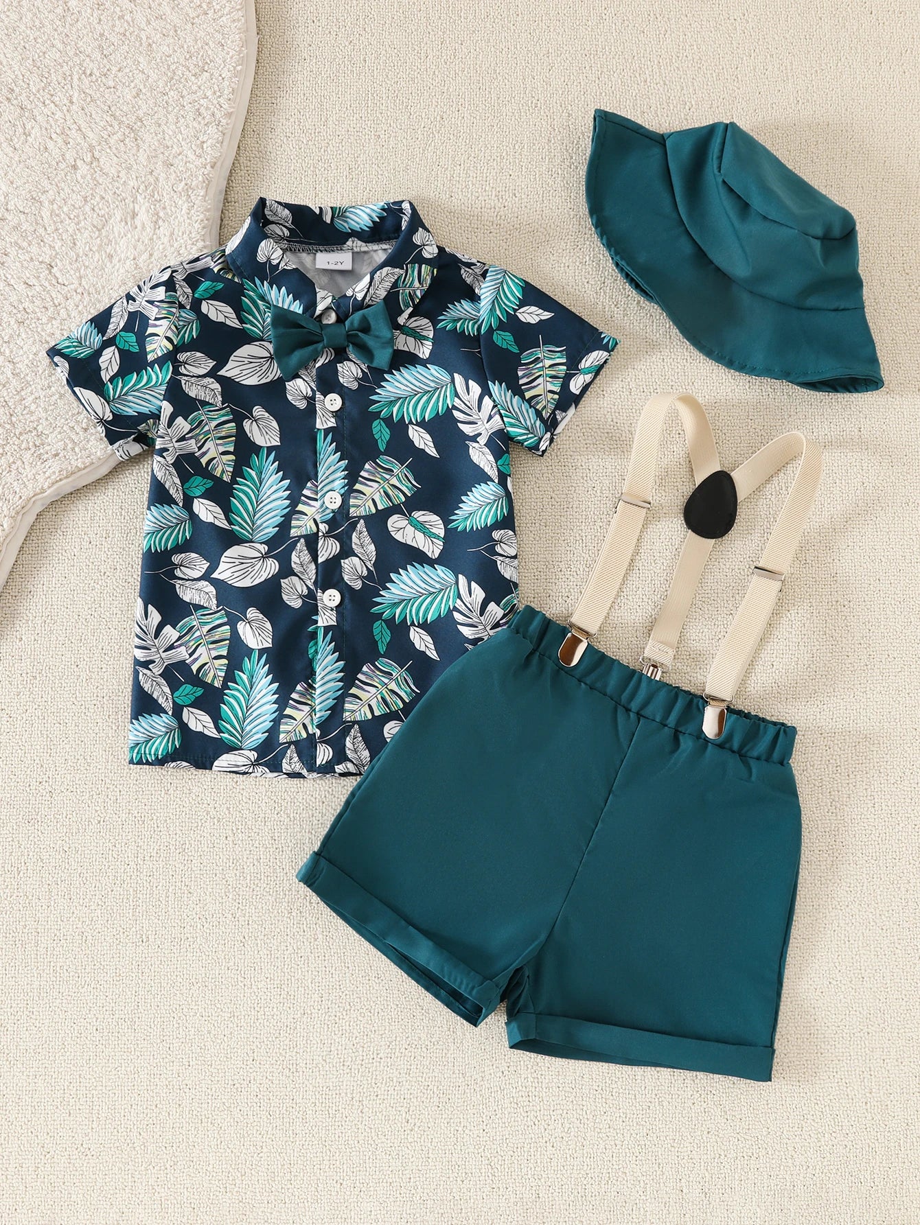 Baby Boy Summer Beach 4-Piece Set (9M–5Y)