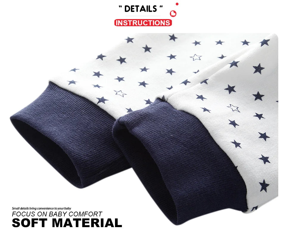 Baby Unisex Bodysuit & Pants Set | 8-Piece Long Sleeve Cotton Set