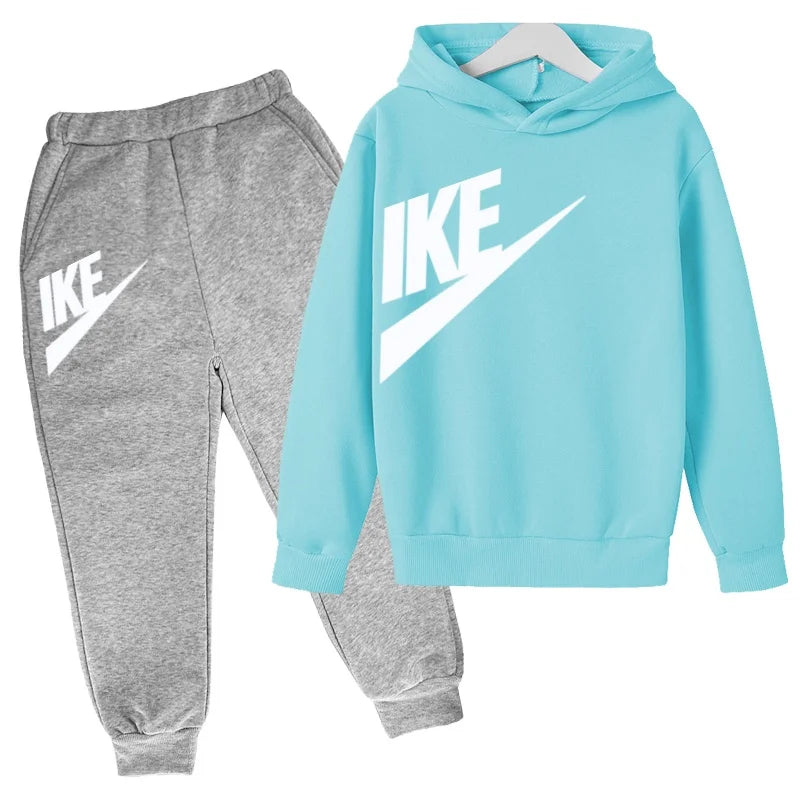 Kids Hoodie & Pants Sports Set (Ages 1–12)