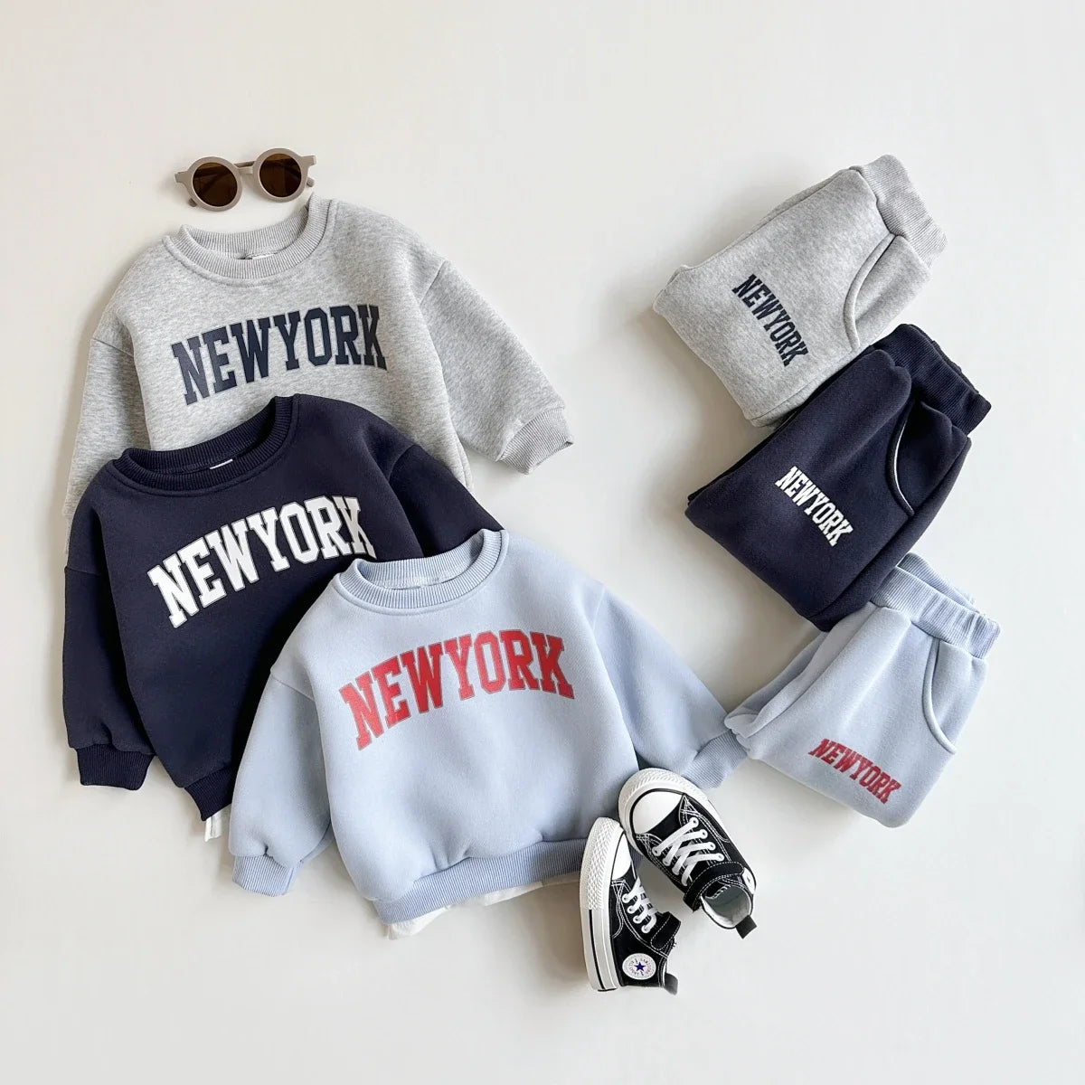 Baby & Toddler New York Print Sweatshirt & Joggers Set | 2-Piece