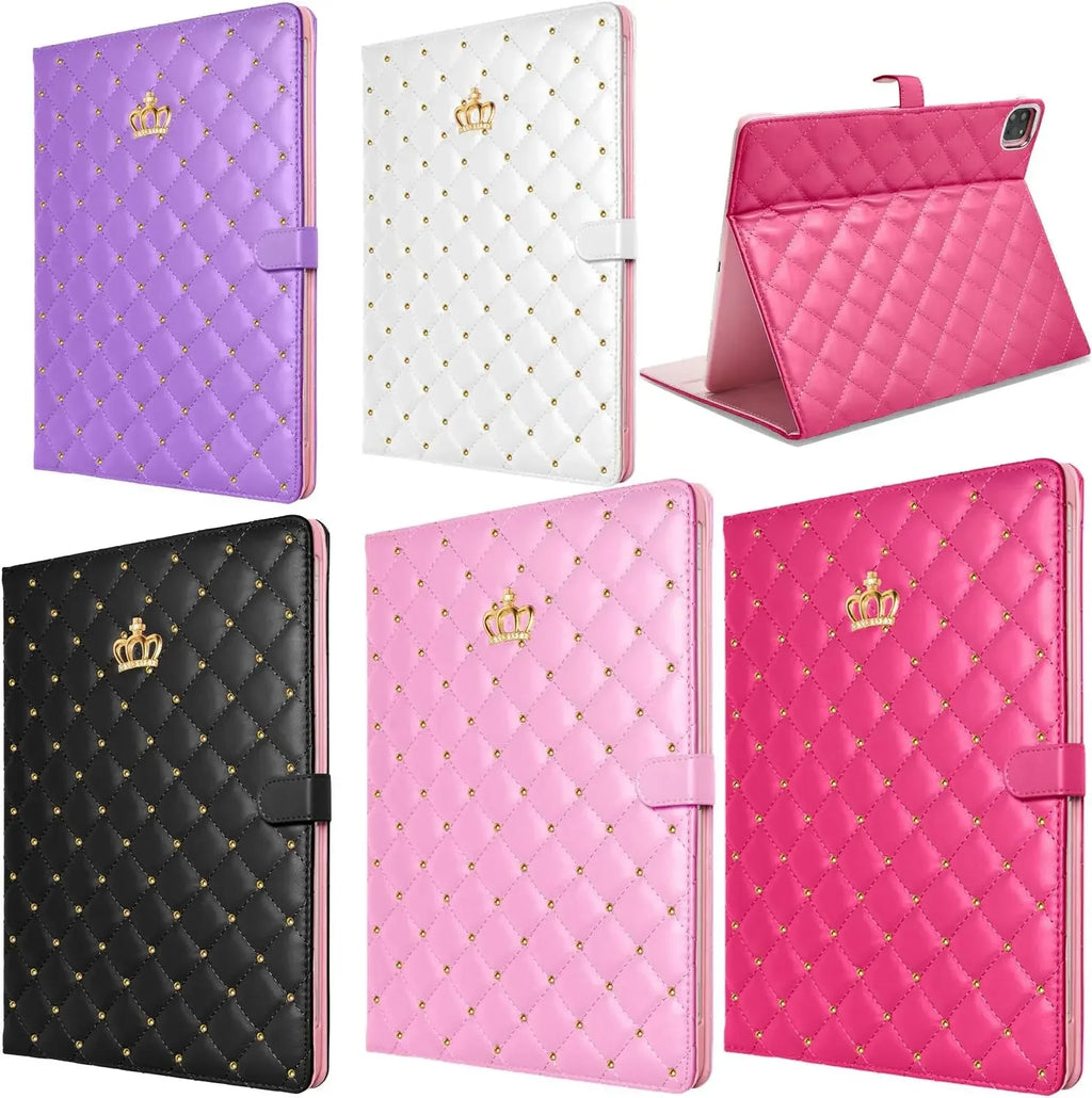 Luxury Crown Diamond iPad Case