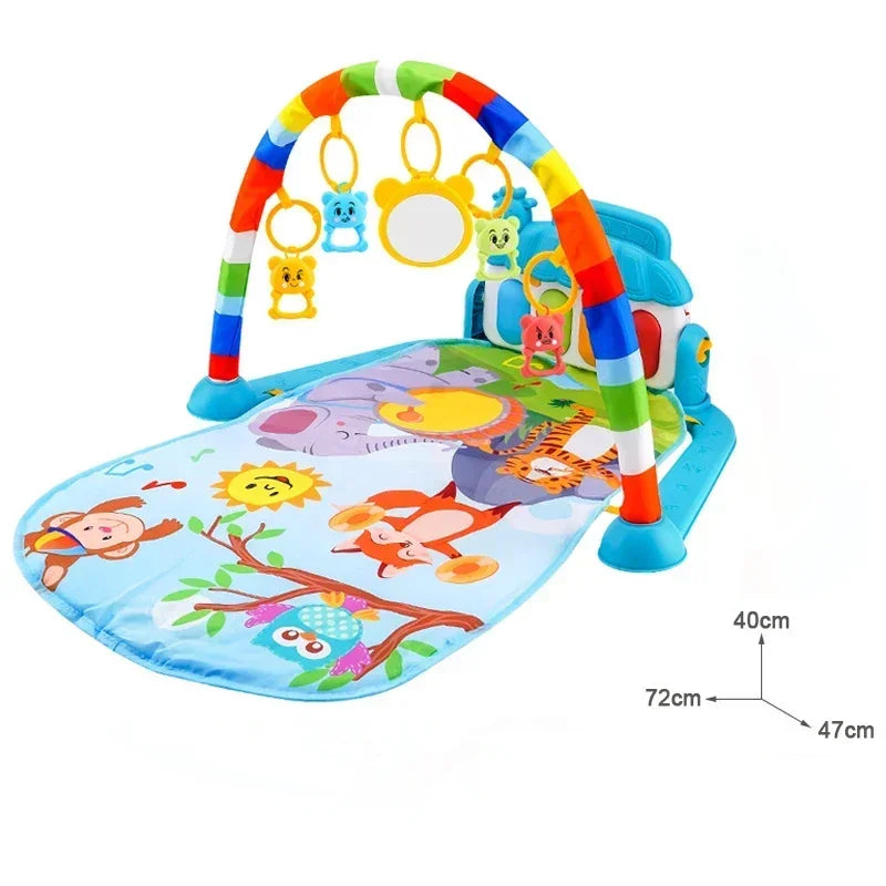 Baby Activity Gym with Musical Piano Play Mat