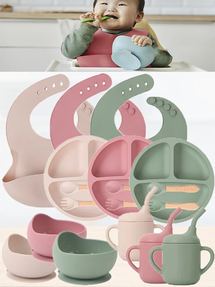 Baby Silicone Tableware Set