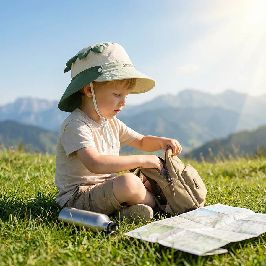 Baby & Kids Summer Knit Bucket Hat – Unisex Sun Protection Cap