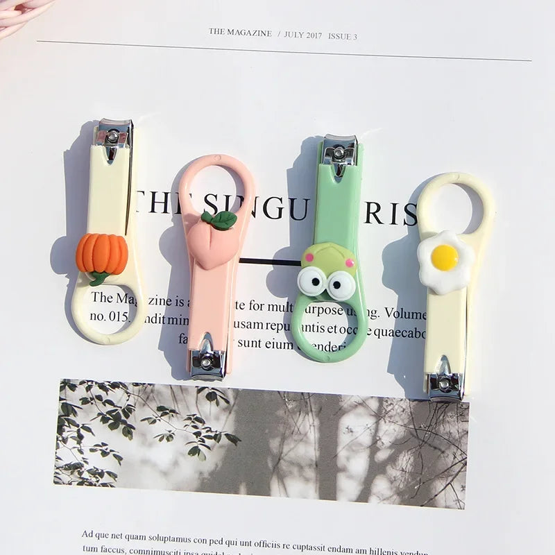 Cartoon Animal Fruit Nail Clippers Cutter for Kids Nail Scissor Clippers Nail Trimmer Beauty Nail Scissors