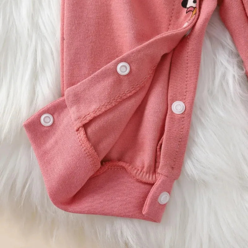 Baby Cotton Romper - Long Sleeve (0-18M)
