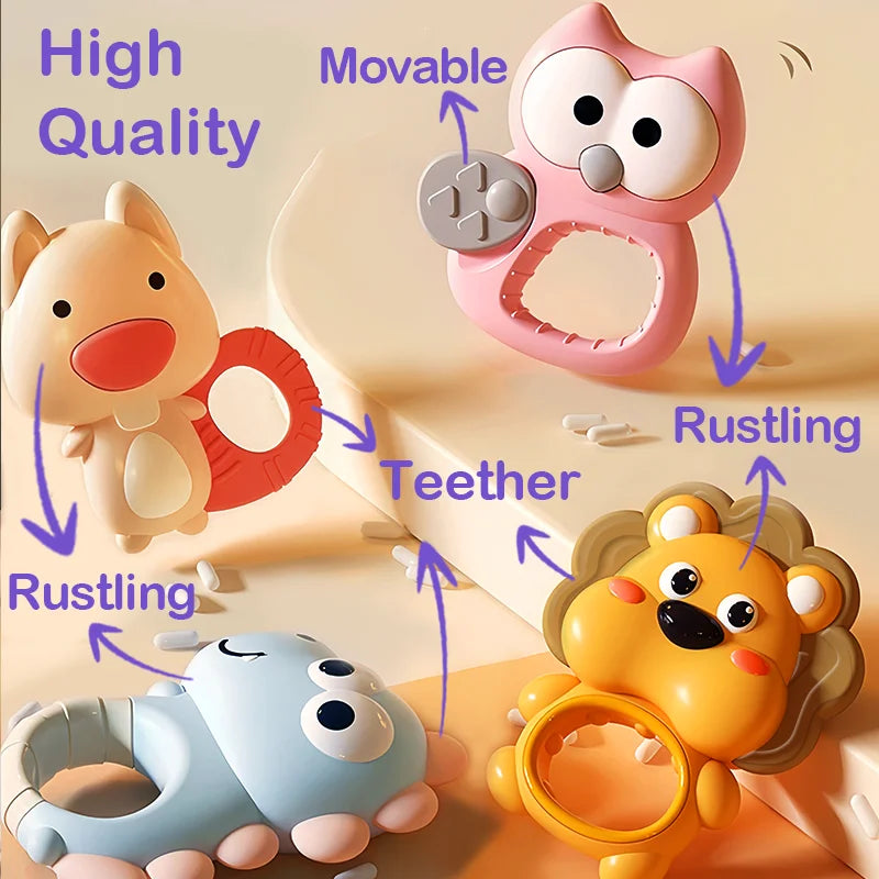 360° Musical Baby Crib Mobile Rotating Night Light Bed Bell Toy Four Speed Timming Hanging Infant Newborn Rattle Bedside Gift