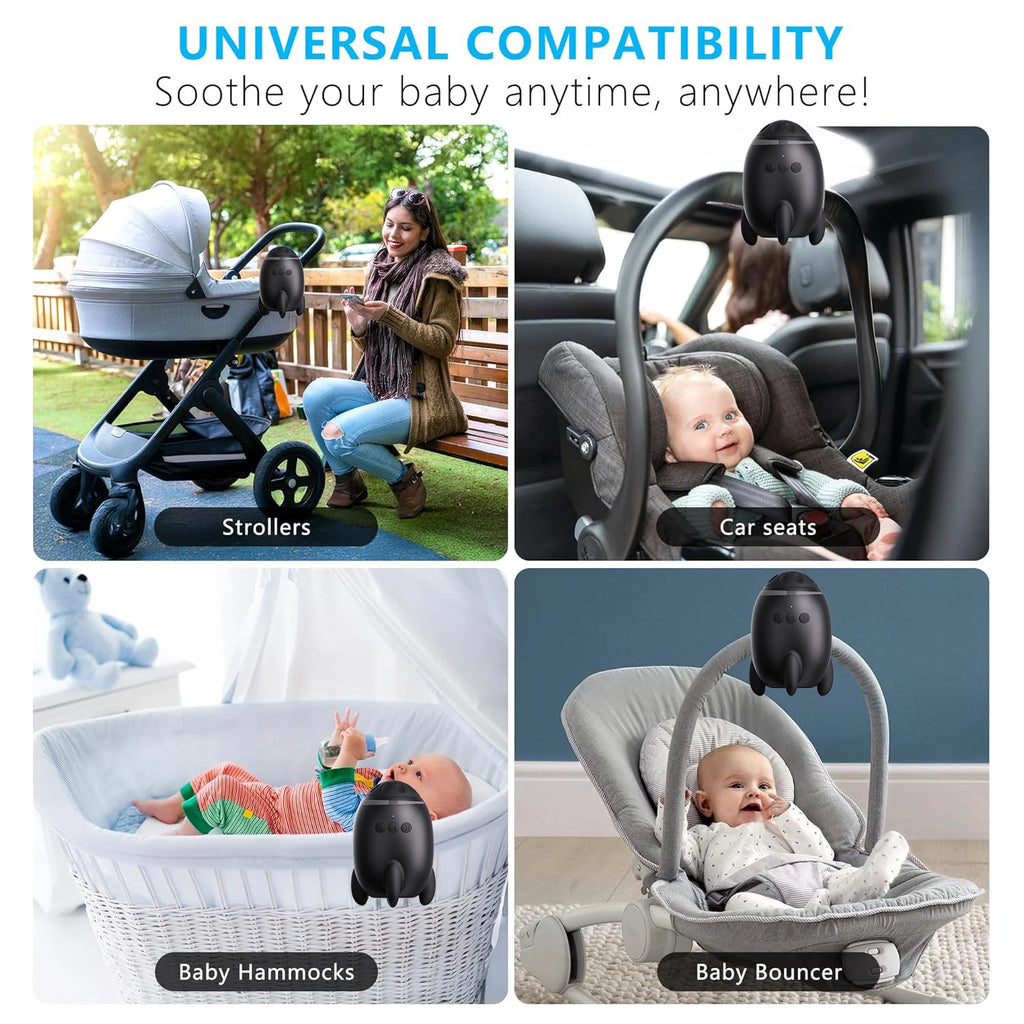 Baby Rocker & Portable Bouncer with Lullaby – Newborn Sleep Aid