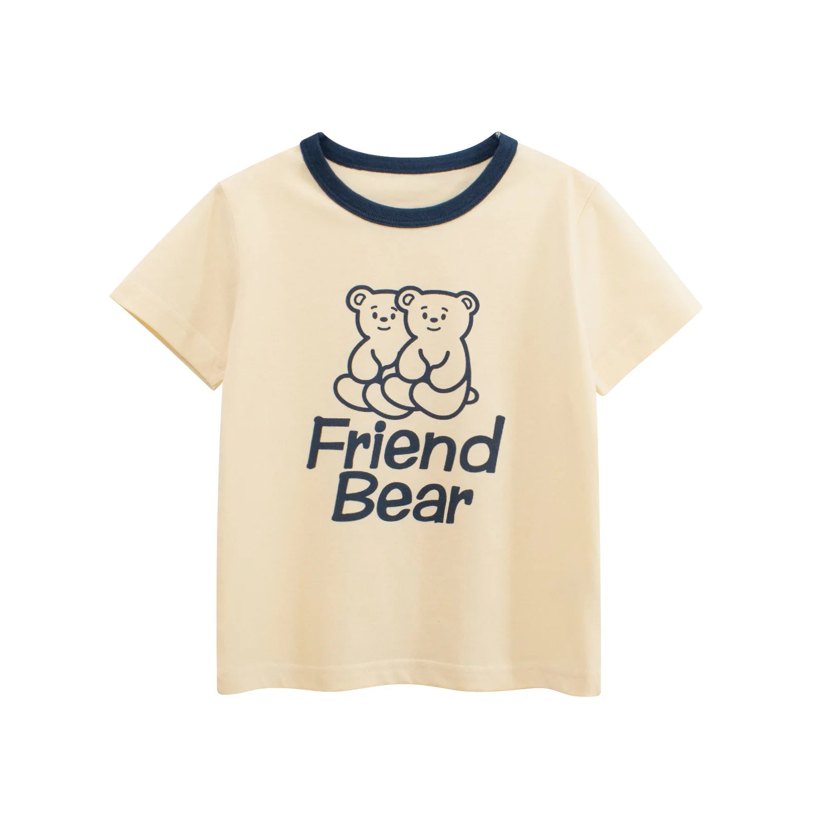 Girls' Cartoon Print T-Shirt | 100% Cotton Short Sleeve Top Ages 1–9
