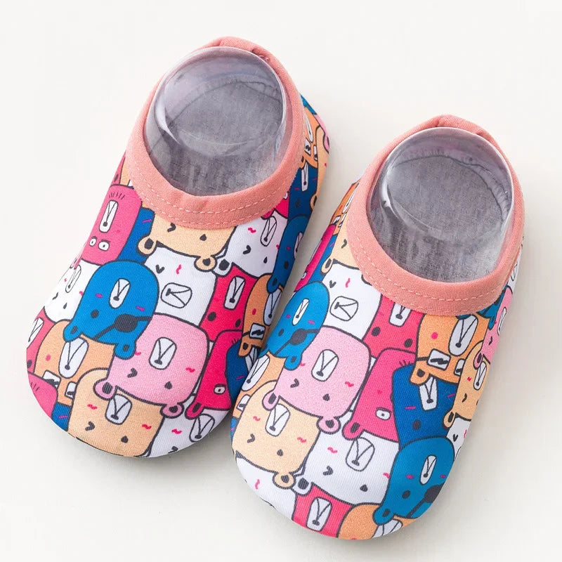 Kids Cartoon Aqua Water Shoes – Non-Slip Beach & Pool Socks