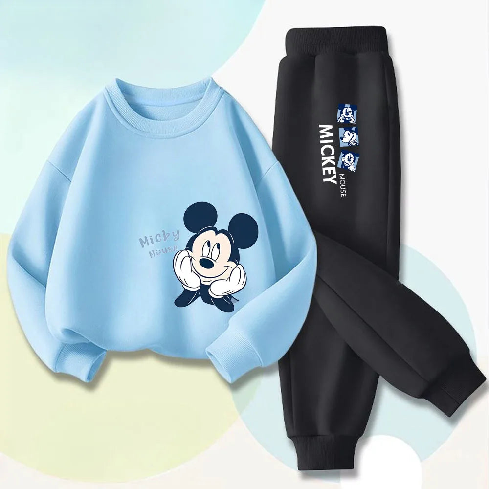 Kids Cartoon Character Sweatshirt & Pants Set (9M-5T)