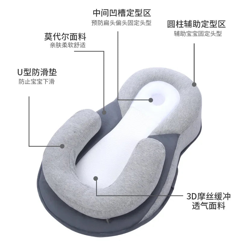 Anti-Reflux Pillow for Newborns Baby Feeding  Lying-Down Feeding Pillow Infant Anti-Spit-Up Pillow Anti-Reflux Slope