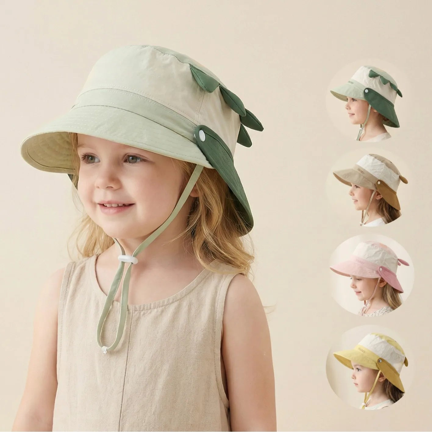 Baby & Kids Summer Knit Bucket Hat – Unisex Sun Protection Cap