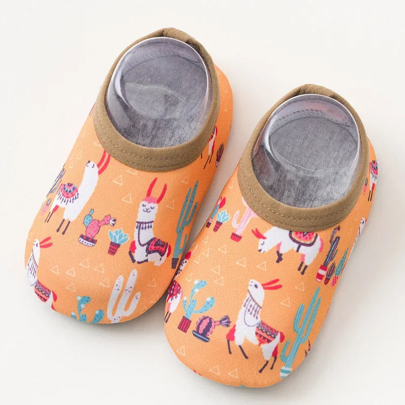 Kids Cartoon Aqua Water Shoes – Non-Slip Beach & Pool Socks