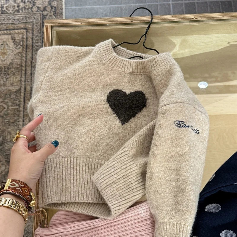 Girls Knitted Pullover Sweater