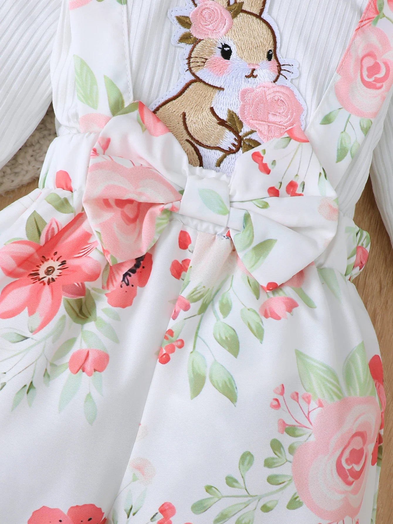 Baby Girl 3-Piece Floral Set | Top, Strap Pants & Headband