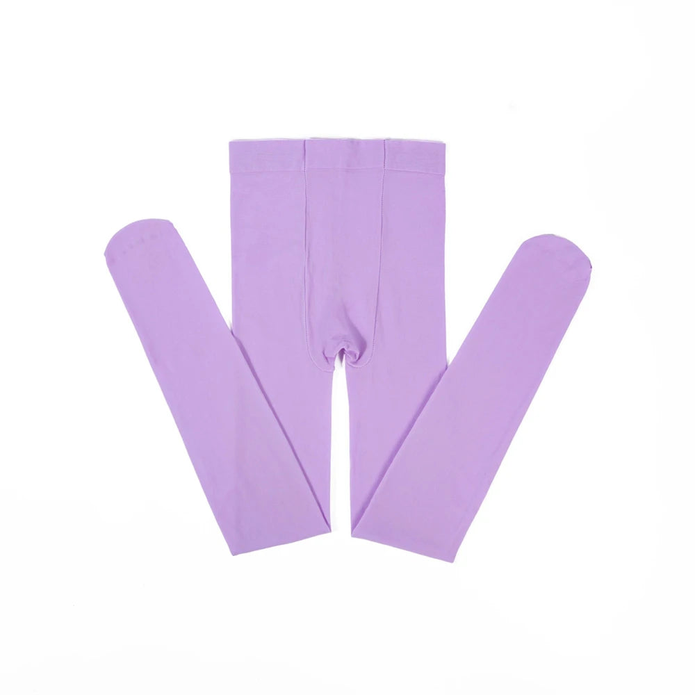 Girls Velvet Ballet Dance Tights