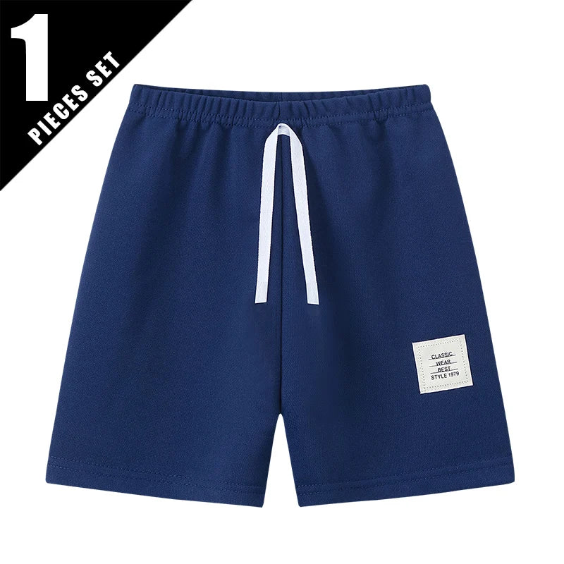 Kids' Solid Colour Drawstring Shorts | 2-11 Y