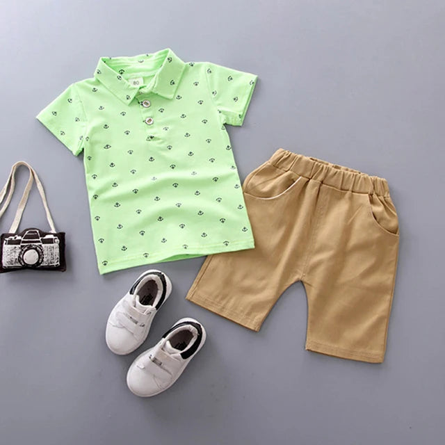 Boys Summer T-Shirt & Shorts Set (1-4 Years)