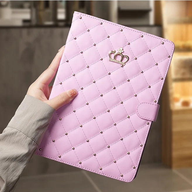 Luxury Crown Diamond iPad Case
