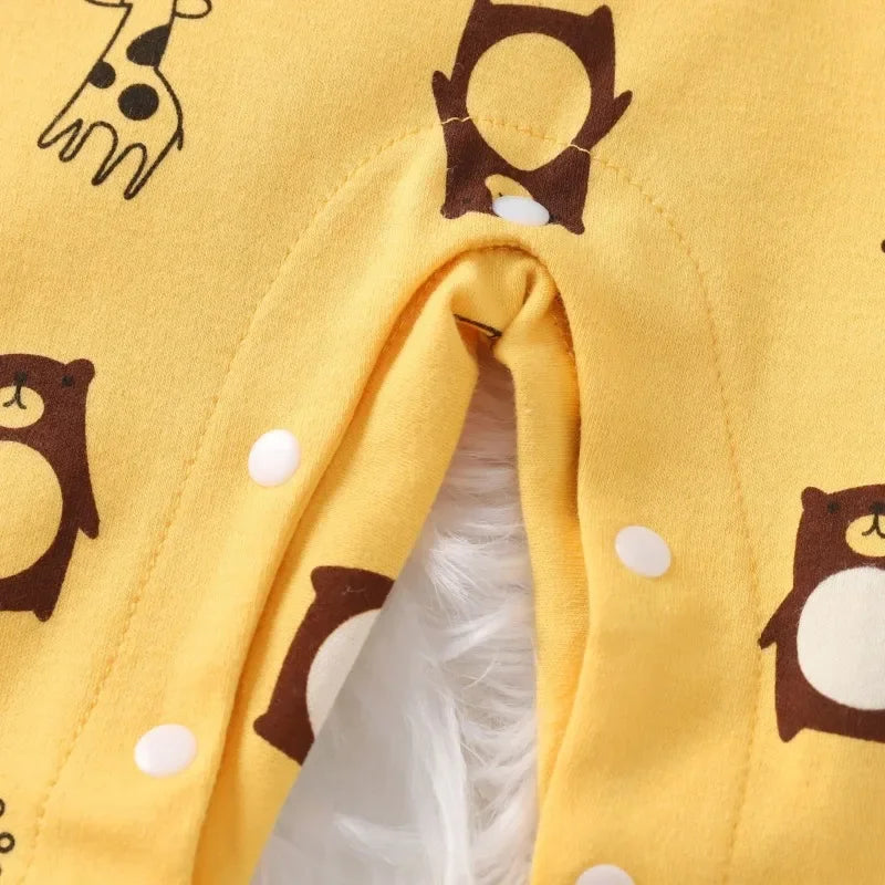 Baby Cotton Romper - Long Sleeve (0-18M)