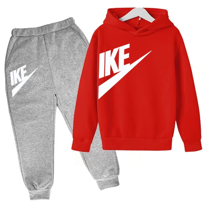 Kids Hoodie & Pants Sports Set (Ages 1–12)
