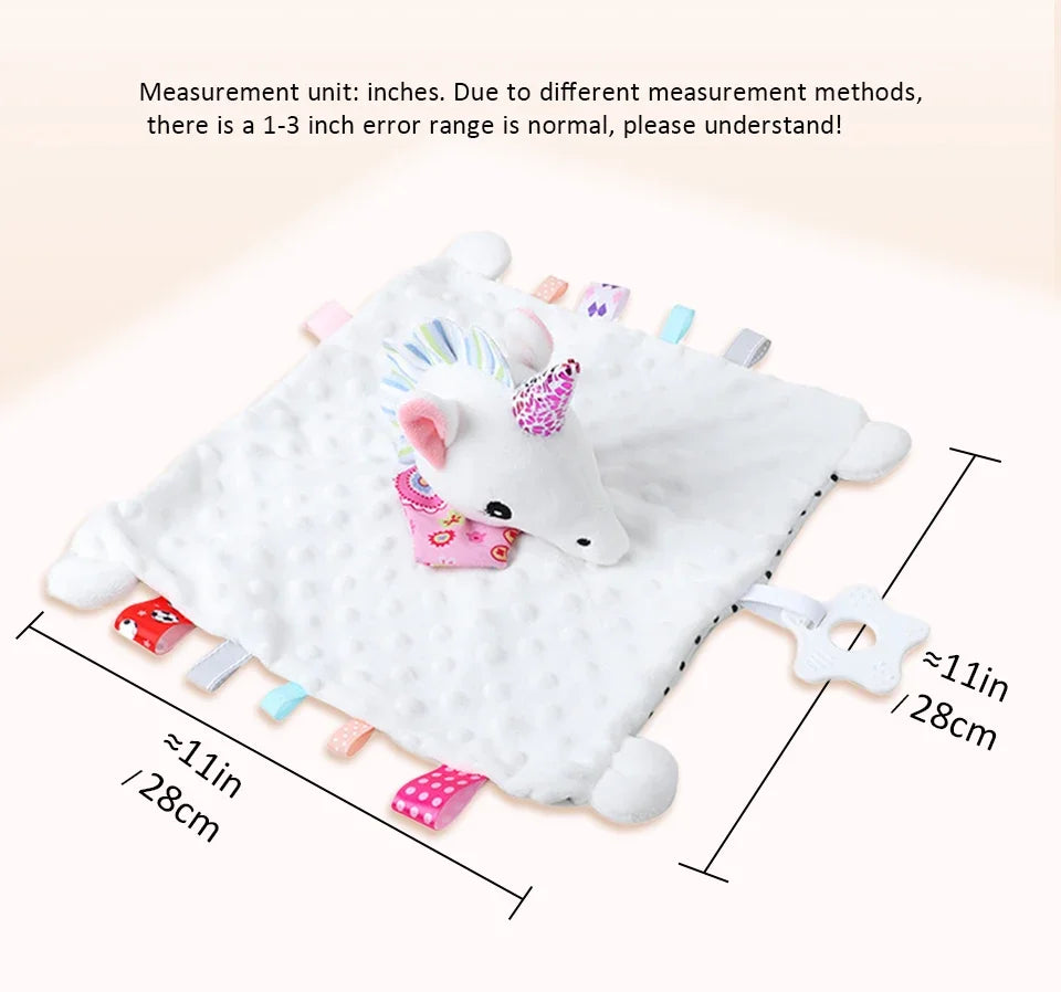 Personalised Soft Plush Baby Blanket with Name – Custom Newborn Gift