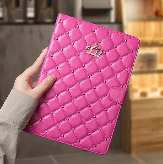 Luxury Crown Diamond iPad Case