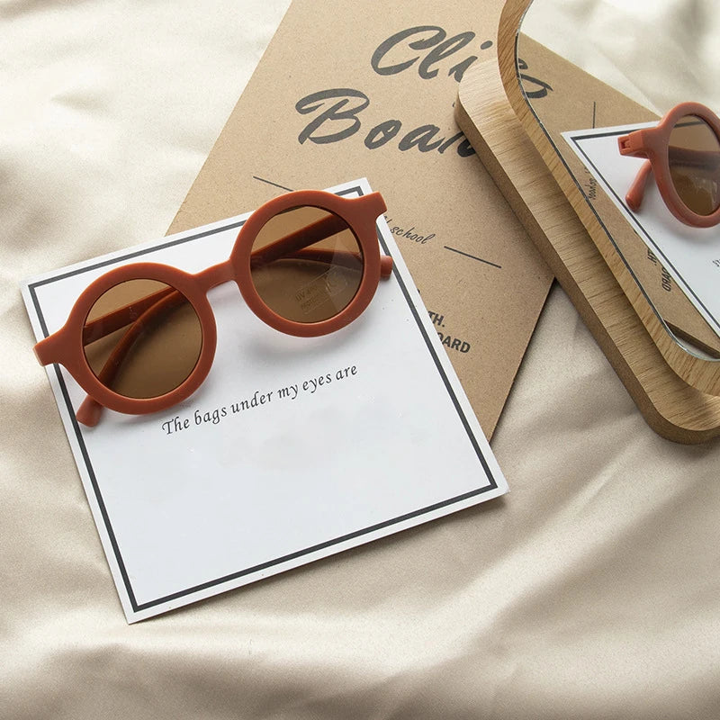 Kids Sunglasses – Retro Round UV Protection Sunglasses for Children