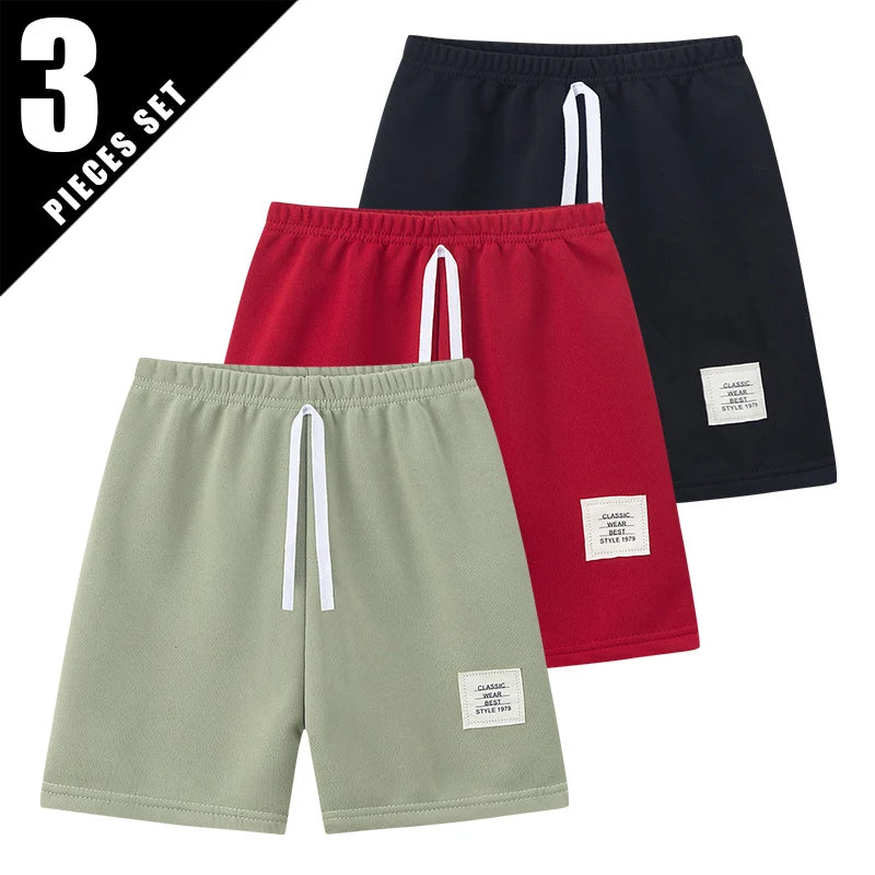 Kids' Solid Colour Drawstring Shorts | 2-11 Y