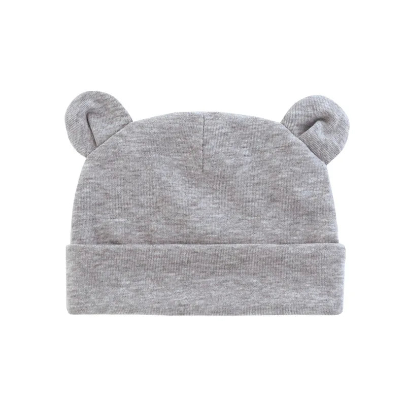 Baby Bear Hat | Soft Cotton | Newborn & Infant | Unisex