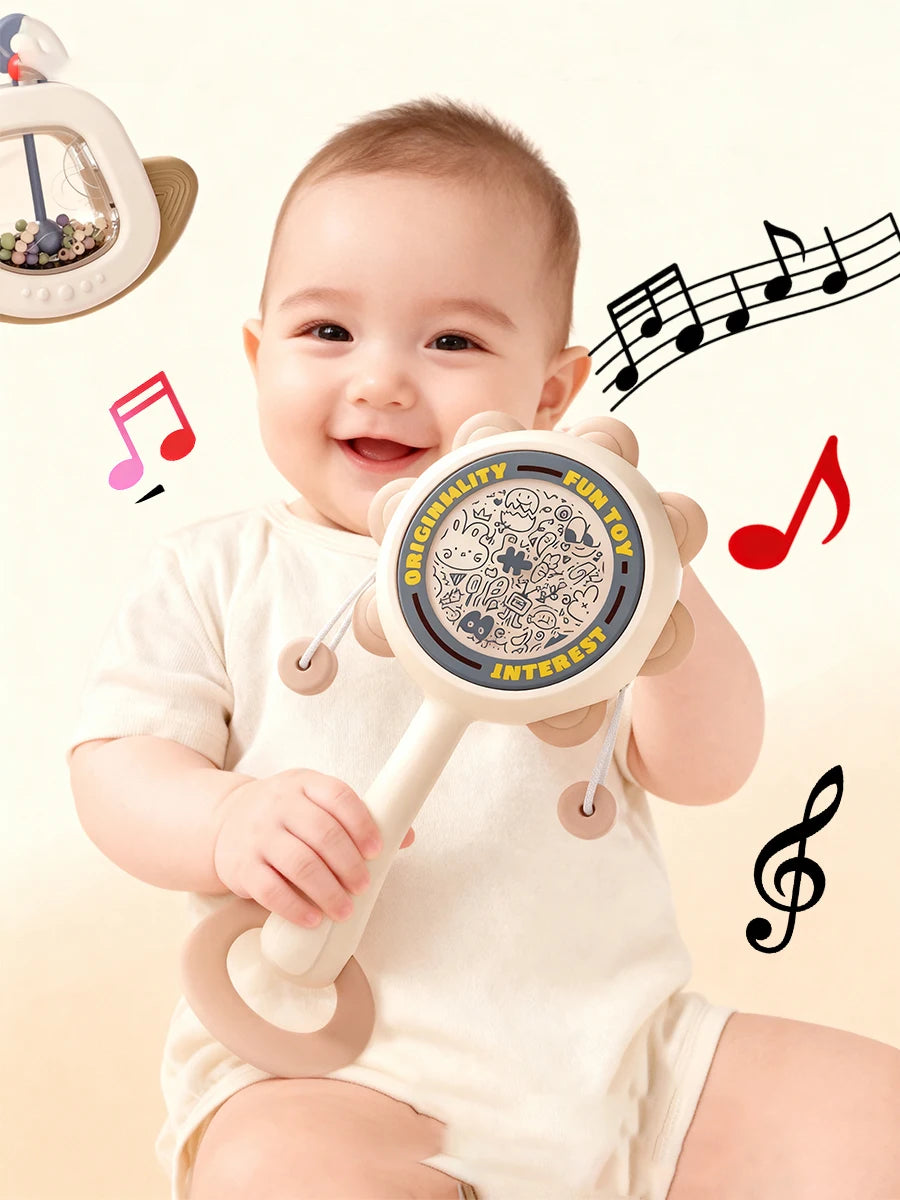 Baby Rattles & Teethers Set – 10-Piece Sensory Toy Gift
