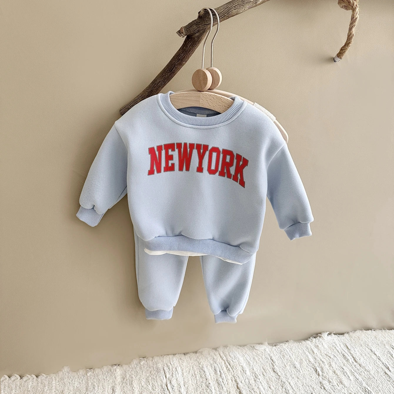 Baby & Toddler New York Print Sweatshirt & Joggers Set | 2-Piece