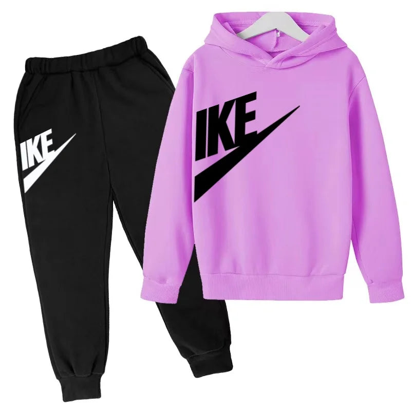 Kids Hoodie & Pants Sports Set (Ages 1–12)