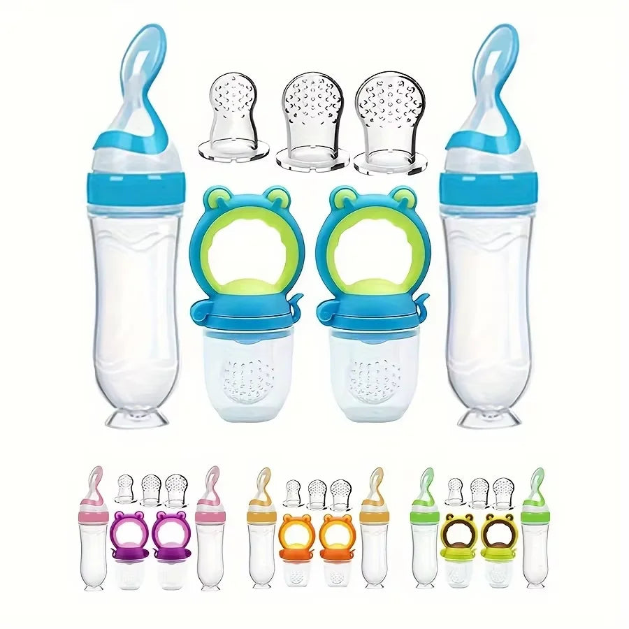 Baby 7-Piece Silicone Feeding Set