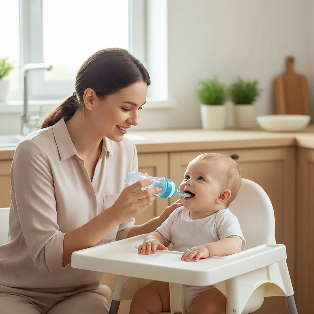7-Piece Baby Feeding Set – Silicone Bottles & Fruit Feeder Pacifiers | 0–2Y