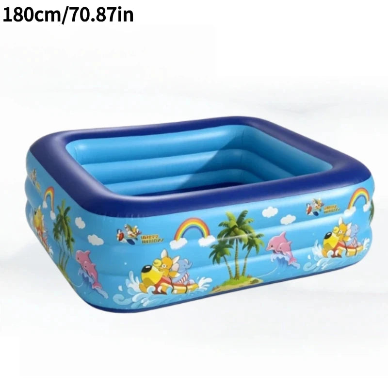 Premium Large Inflatable Swimming Pool | Garden & Outdoor Family Fun